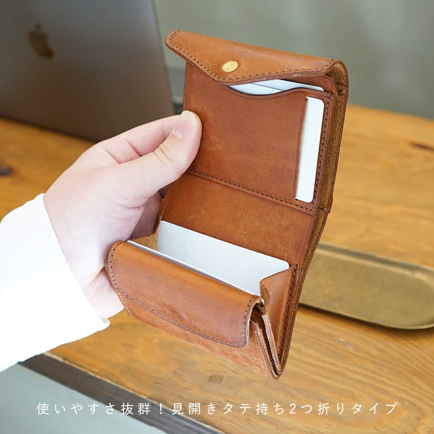 一瞬で開いて カードがスッと出しやすい micro wallet IC / graffi(マイクロウォレットIC / グラフィー)