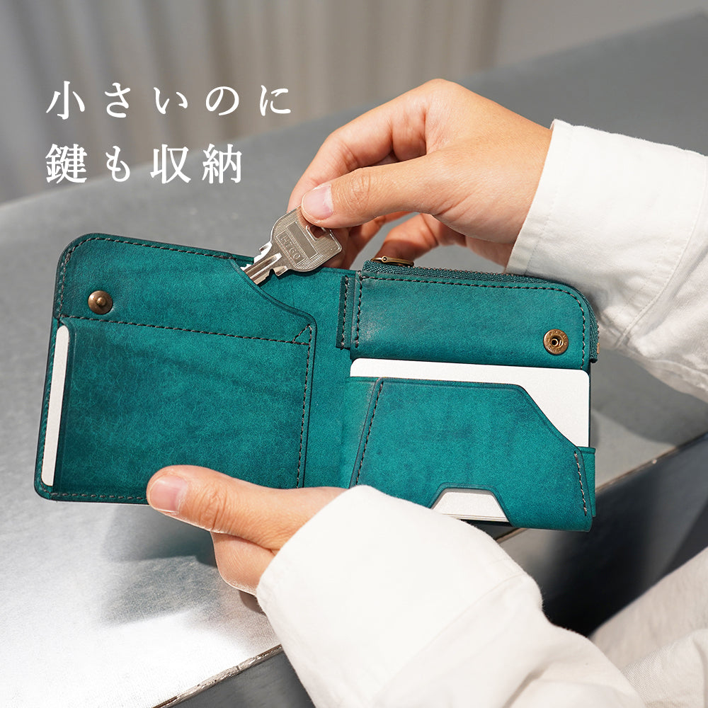 小さく薄い財布「POKET/ポケト」小さくても大容量で薄さをキープ!