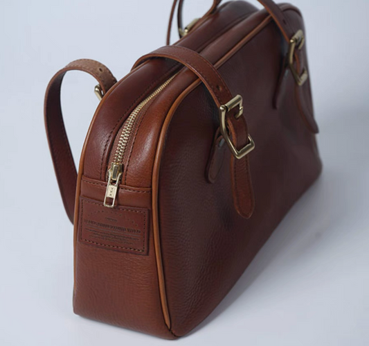 Simple and practical tote bag, medium size, can be carried by hand or over the shoulder, 2-way bag, horizontal mini shoulder bag