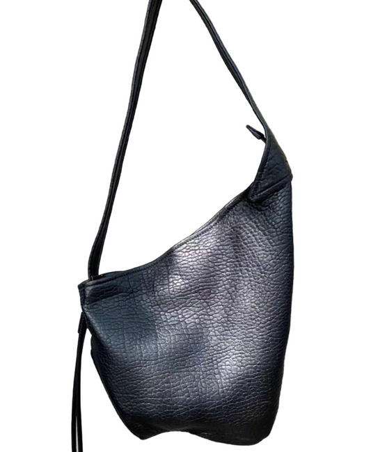 Deerskin soft shoulder bag Hokkaido deerskin