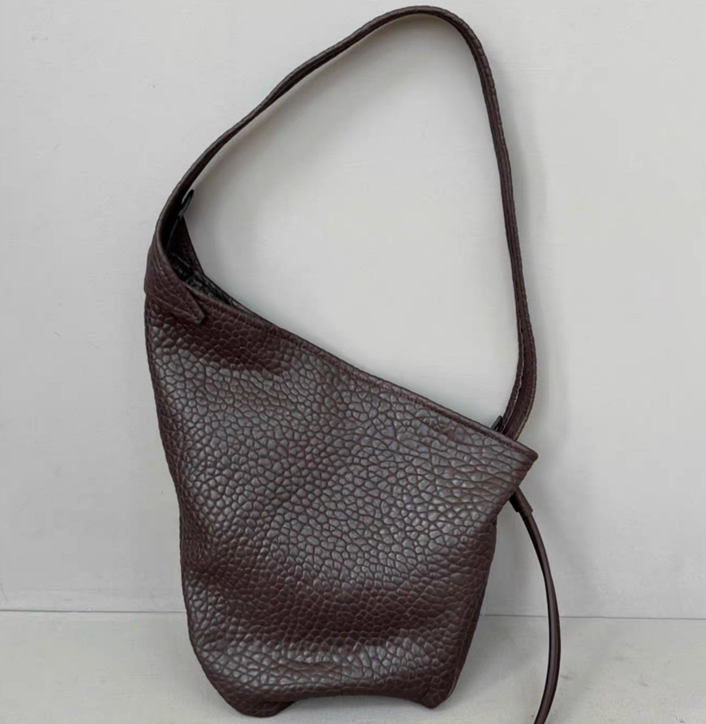 Deerskin soft shoulder bag Hokkaido deerskin