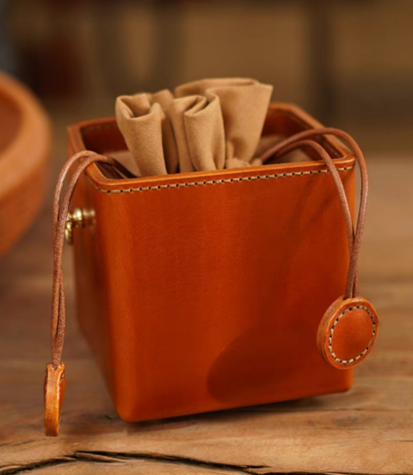 Leather box Genuine leather box shoulder bag