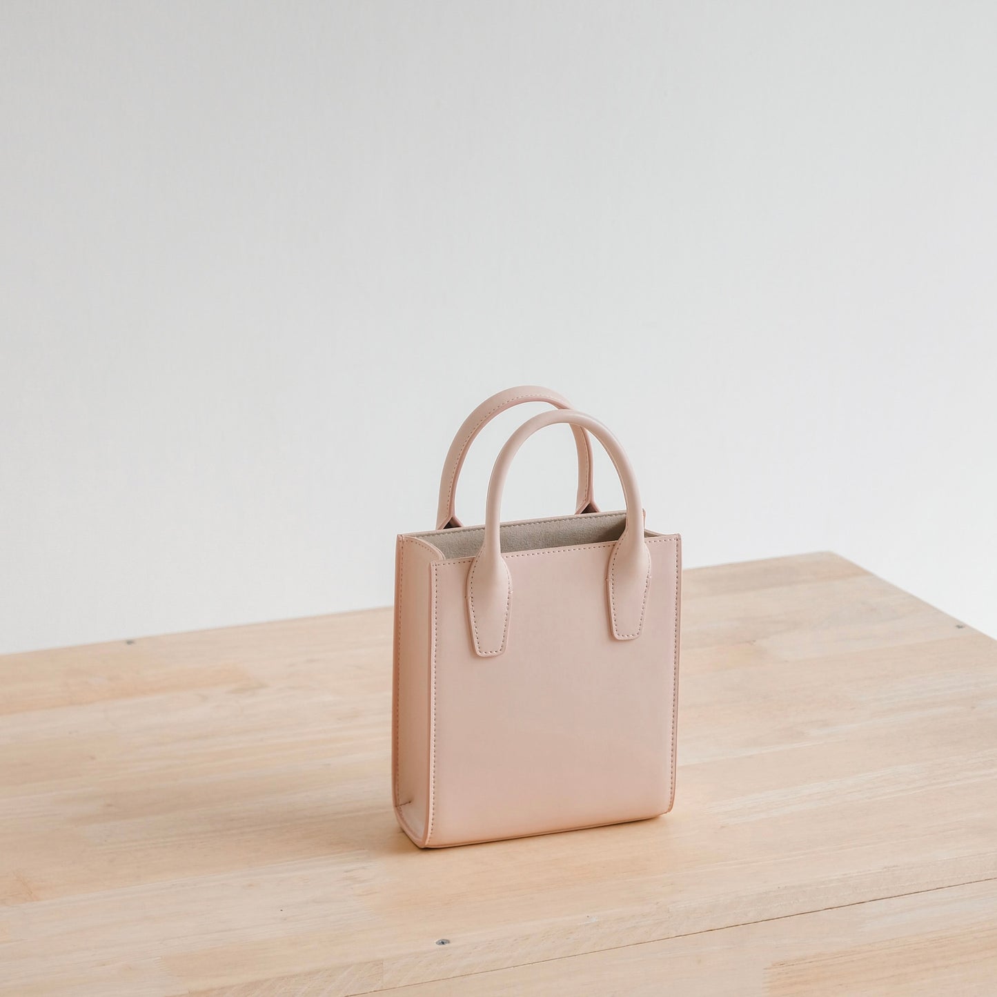 【受注生産】スクエア レザー 2WAY トートバッグ