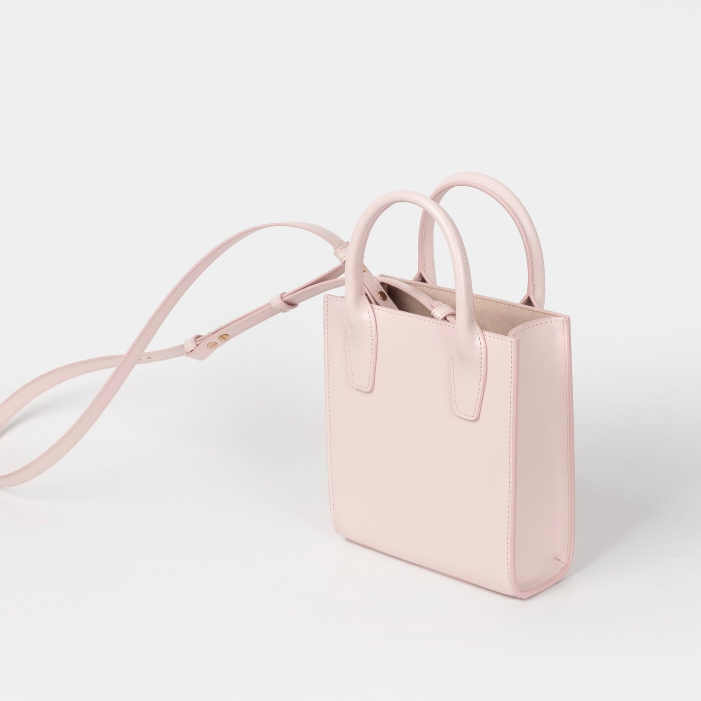 【受注生産】スクエア レザー 2WAY トートバッグ