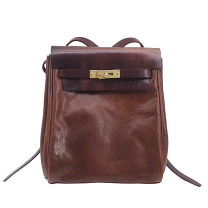 『受注生産』レザーリュック　本革バックパック　イタリア植物タンニン鞣し