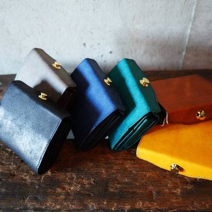 カードが立つ！ お札が折れずにスルッと出し入れ！箱型ミニ財布「SKITTLE /スキットル」