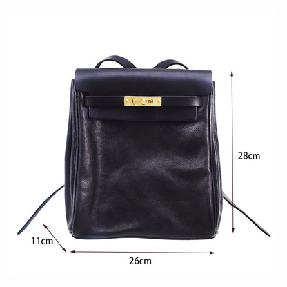 『受注生産』レザーリュック　本革バックパック　イタリア植物タンニン鞣し