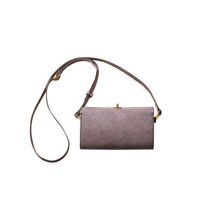 コンパクトにおでかけ！『1秒ショルダー®︎wallet』　秒でサクッと、片手だけでお支払い！スマホも入る！小さく速いお財布ショルダー