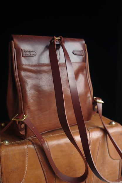 『受注生産』レザーリュック　本革バックパック　イタリア植物タンニン鞣し