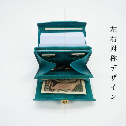 カードが立つ！ お札が折れずにスルッと出し入れ！箱型ミニ財布「SKITTLE /スキットル」