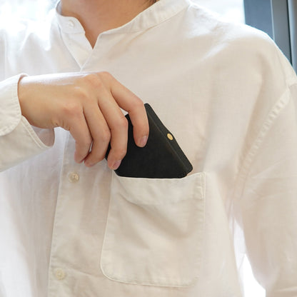 圧倒的な携行性！カードサイズの極小三つ折り財布『timik ティミック』