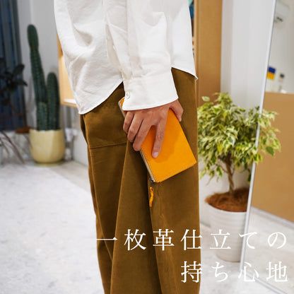「1秒財布®︎」速い小さい薄い長財布 レジでモタつかず後ろを気にしない！カードが立つ、お札が噛まない新構造