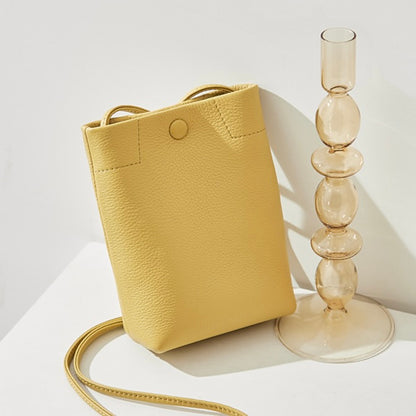 『受注生産』レザーミニサコッシュ — 本革スマートフォンポーチ