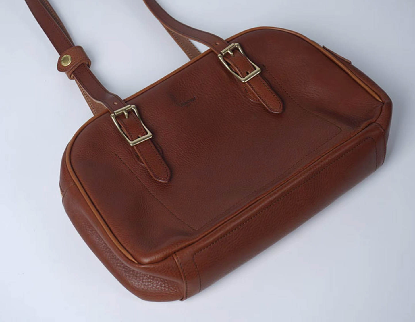 Simple and practical tote bag, medium size, can be carried by hand or over the shoulder, 2-way bag, horizontal mini shoulder bag