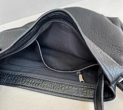 『受注生産』鹿革　ソフトショルダーバッグ　北海道鹿革