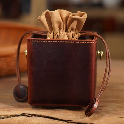 『受注生産』革ボックス　本革ボックスショルダーバッグ 『エシェリア/Eshellia Bovine』