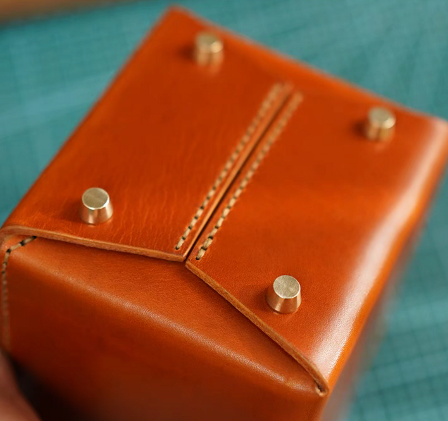 Leather box Genuine leather box shoulder bag