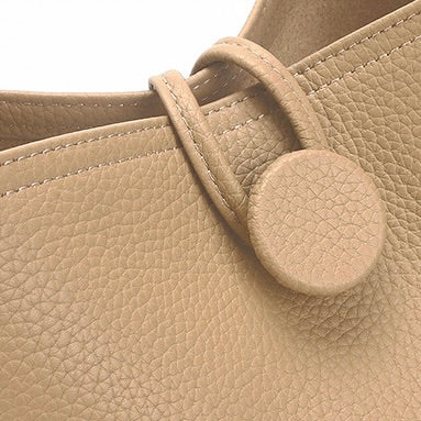 『受注生産』2WAY 本革バケツバッグ — 柔らか牛革のショルダー＆クロスボディ