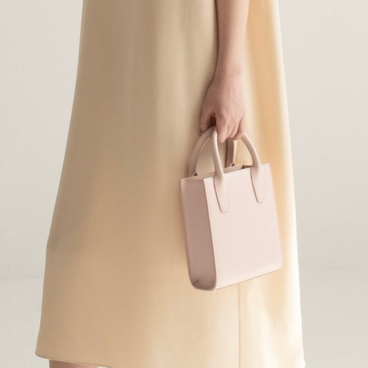 【受注生産】スクエア レザー 2WAY トートバッグ