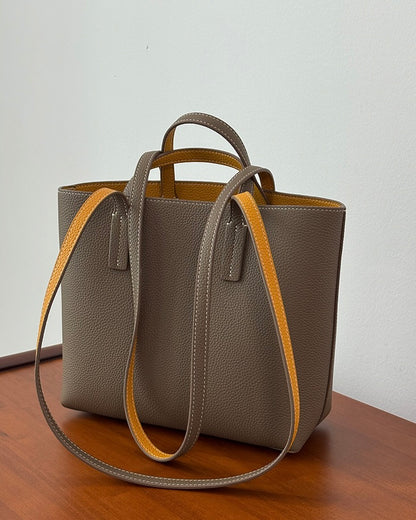 『受注生産』牛革ミニマルトートバッグ ― 通勤・日常にちょうどいいサイズ感 ―