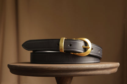 レザーベルト 25mm イタリア牛革　シンプル　革ベルト　belt