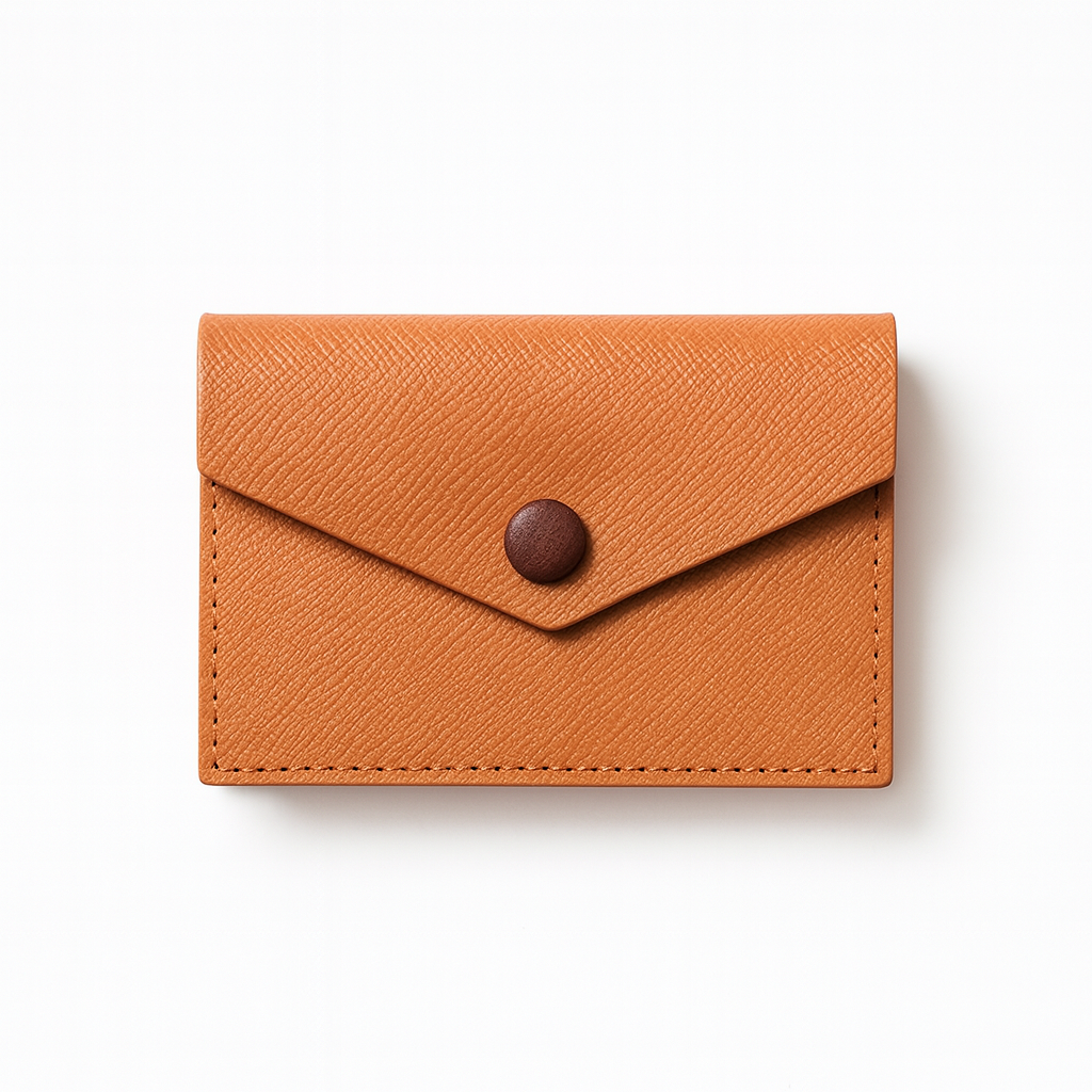 カードケース 本革 ミニ財布小銭入れ背面ポケット 薄型 コンパクト (5色展開)