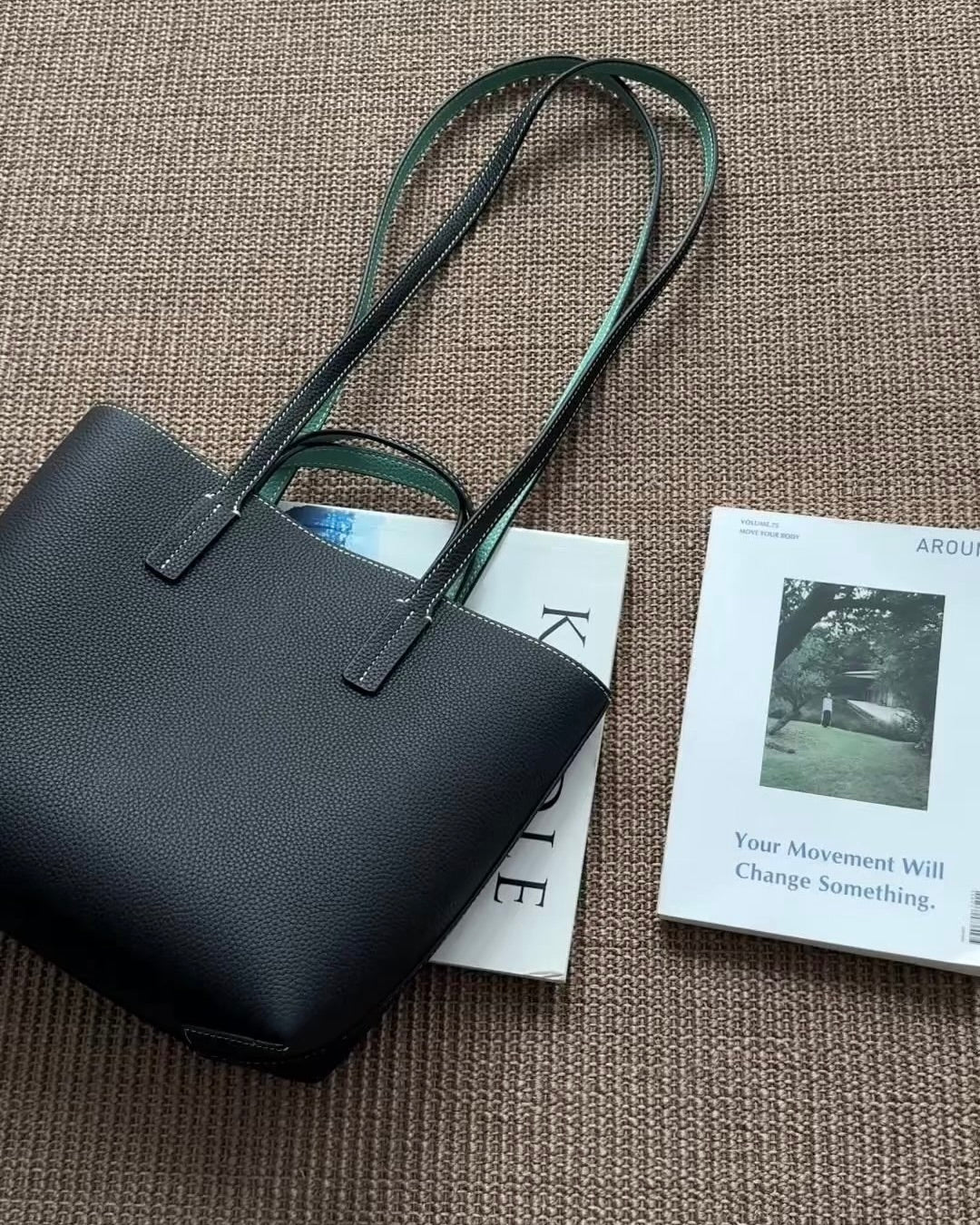 『受注生産』牛革ミニマルトートバッグ ― 通勤・日常にちょうどいいサイズ感 ―