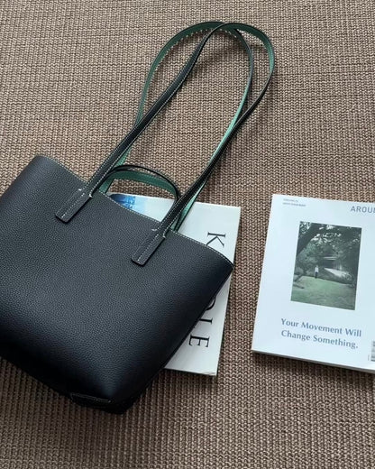 『受注生産』牛革ミニマルトートバッグ ― 通勤・日常にちょうどいいサイズ感 ―