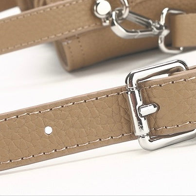 『受注生産』2WAY 本革バケツバッグ — 柔らか牛革のショルダー＆クロスボディ