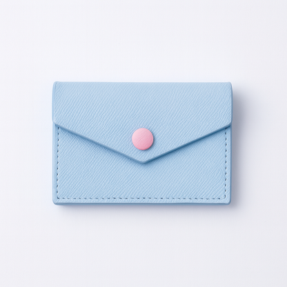 カードケース 本革 ミニ財布小銭入れ背面ポケット 薄型 コンパクト (5色展開)