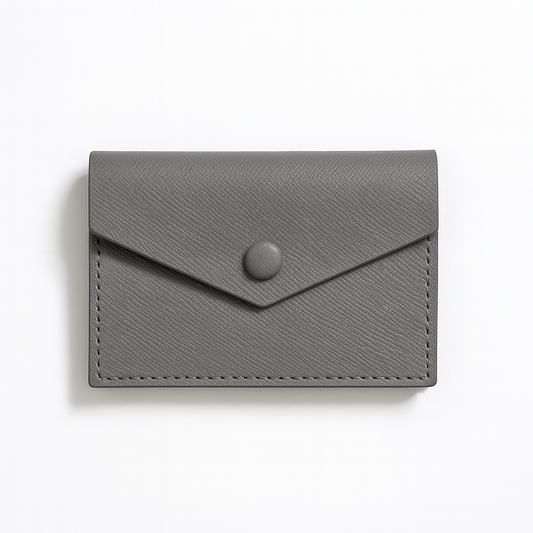 カードケース 本革 ミニ財布小銭入れ背面ポケット 薄型 コンパクト (5色展開)