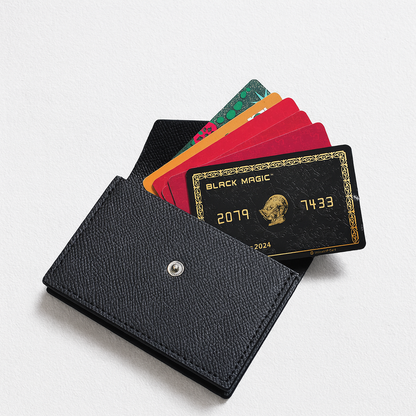 カードケース 本革 ミニ財布小銭入れ背面ポケット 薄型 コンパクト (5色展開)