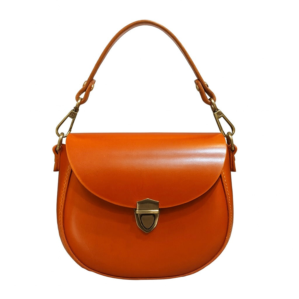 Hand-stitched Stone M shoulder bag, mini bag, ladies bag, Italian cowhide