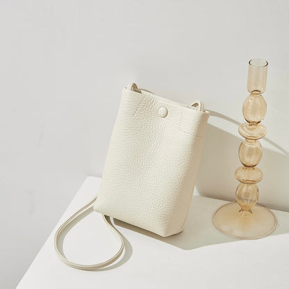 『受注生産』レザーミニサコッシュ — 本革スマートフォンポーチ