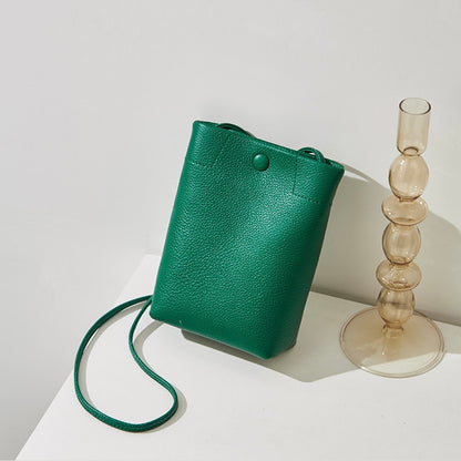 『受注生産』レザーミニサコッシュ — 本革スマートフォンポーチ