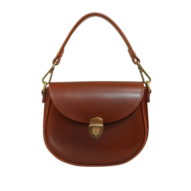Hand-stitched Stone M shoulder bag, mini bag, ladies bag, Italian cowhide