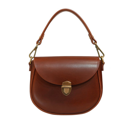 Hand-stitched Stone M shoulder bag, mini bag, ladies bag, Italian cowhide