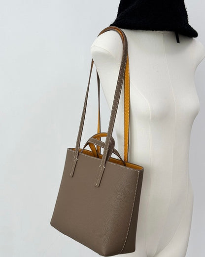 『受注生産』牛革ミニマルトートバッグ ― 通勤・日常にちょうどいいサイズ感 ―